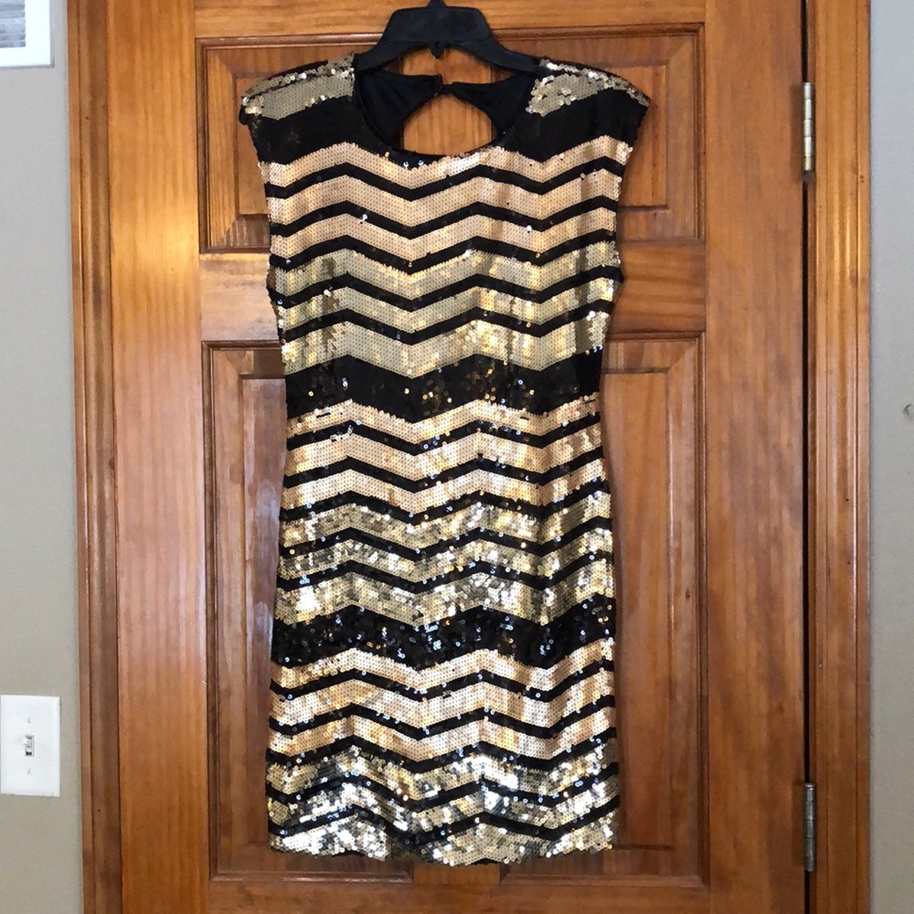 Sequenced cocktail dress